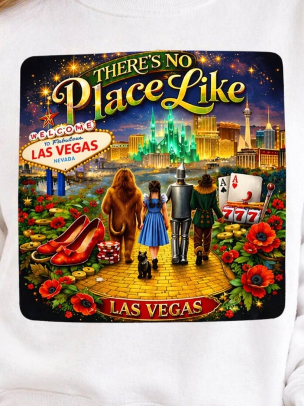 Wizard Of Oz Las Vegas Shirt Girls Trip To The Las Vegas Sphere Youth Sweatshirt - Picture 2 of 5